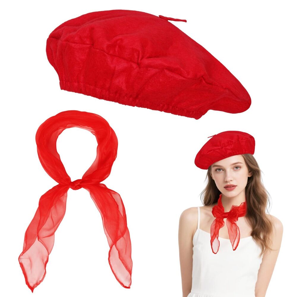 8543 Classic French Beret Hats For Women Man Painter Hat Beret With Silky